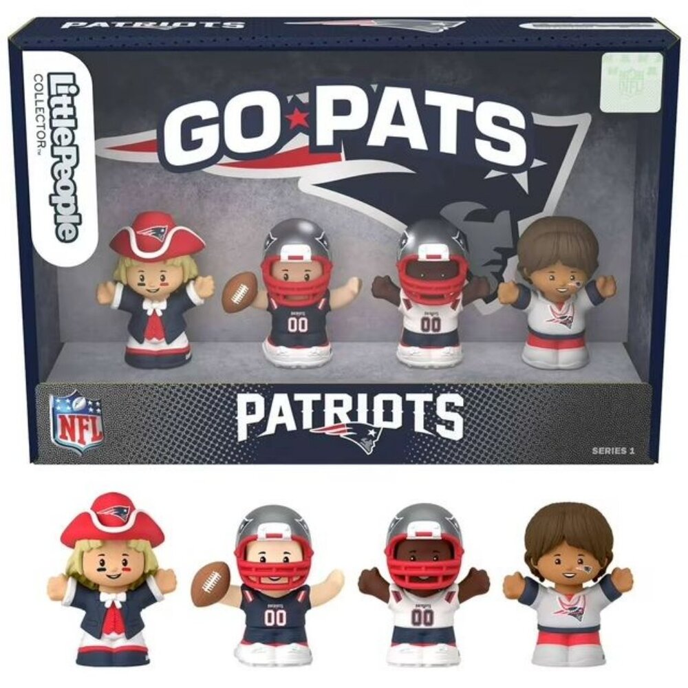 Little People New England football figures red Patriots 2.75" Collector Series